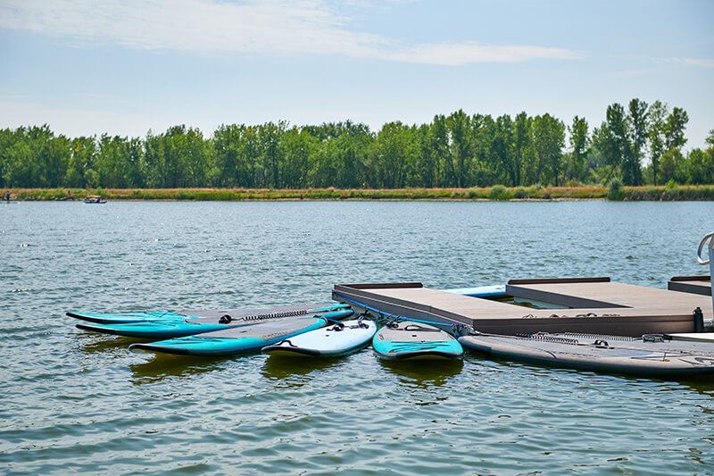 Barefoot Lakes community dock