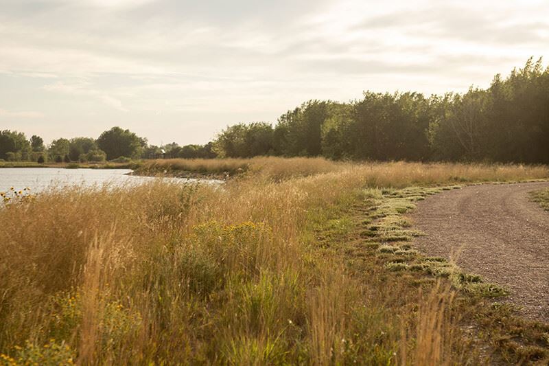 Barefoot Lakes community walking path