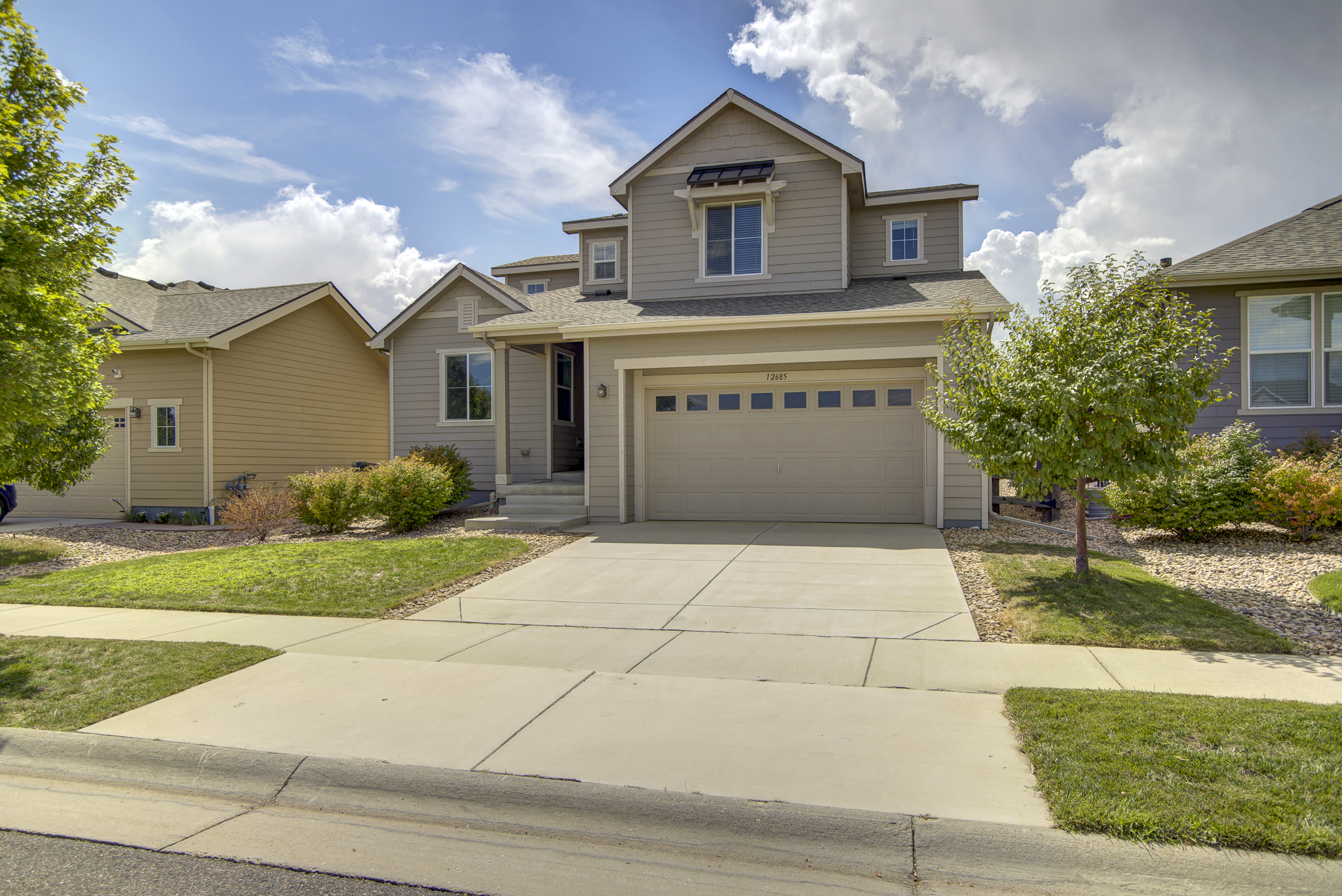 Entry and office at Eagle River Home