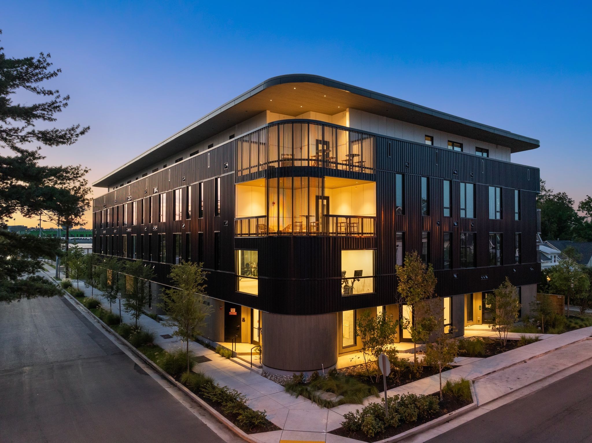 Exterior of Merritt #205 building