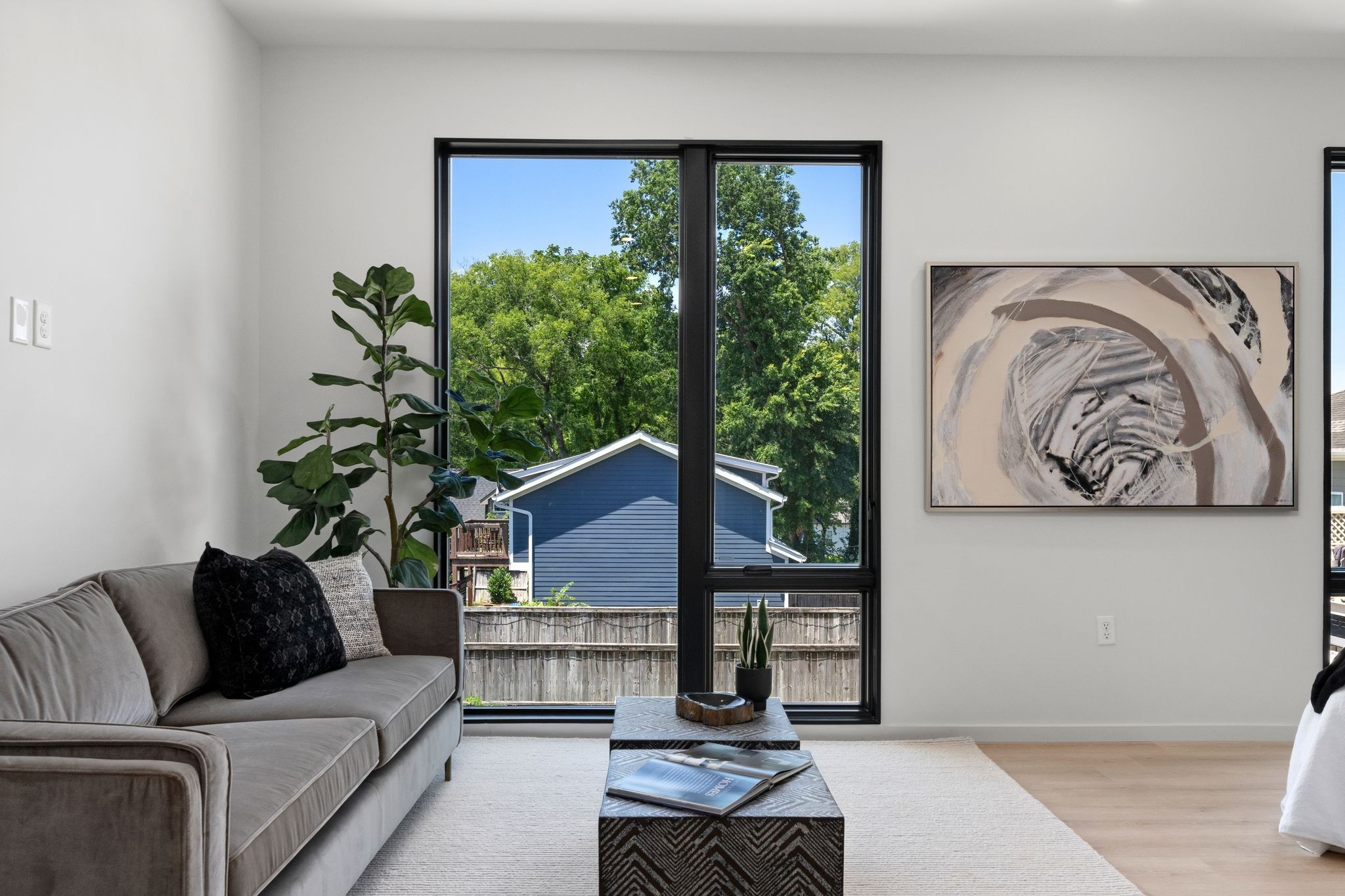 Interior living area at Merritt #205