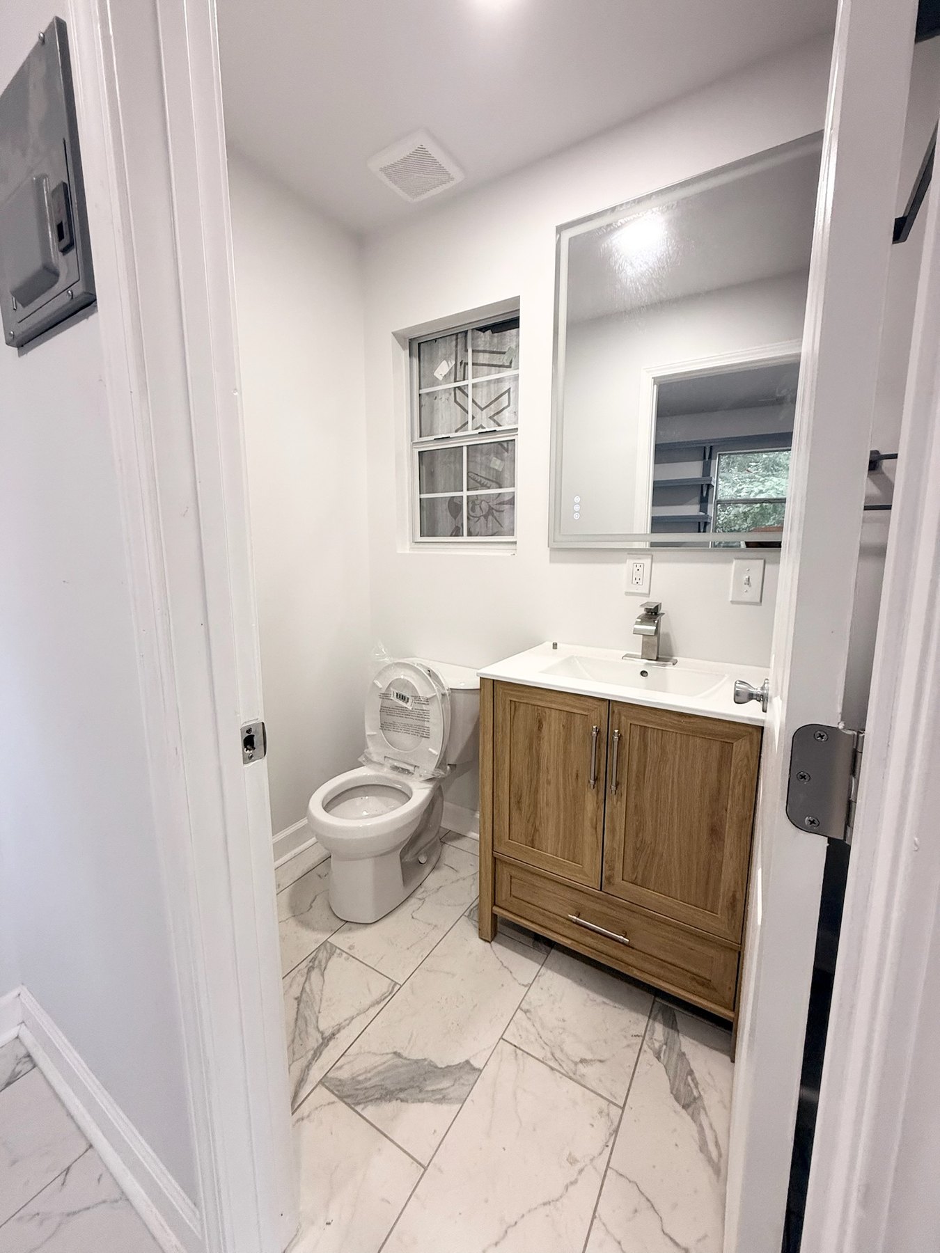 Bathroom vanity at Stonegate Studio